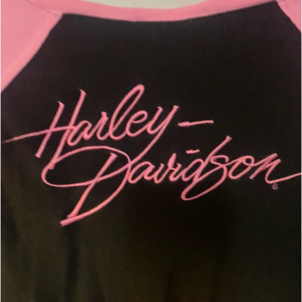 Short sleeve Harley Davidson Pink Label 3W women’s top